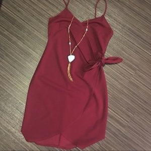 Merlot Wrap Dress